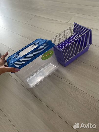 Переноска и клетка для мелких грызунов