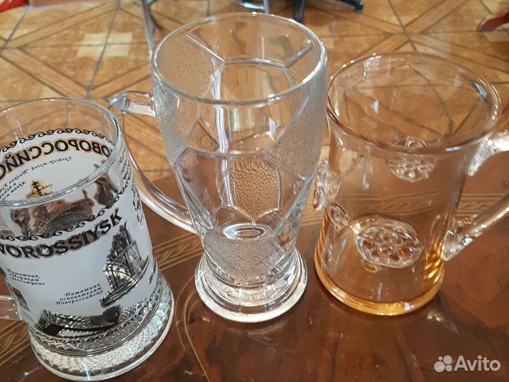 Кружка пивная керамические, деревянные, стеклянн