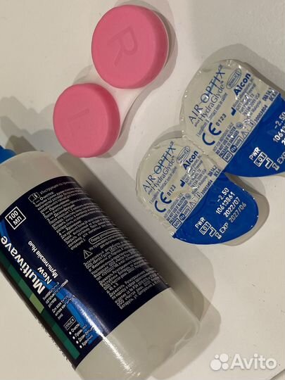 Линзы контактные air optix -2.5