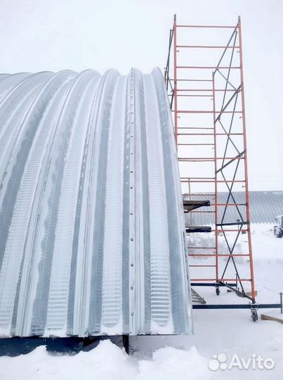 Быстровозводимые ангары в рассрочку 704 кв.м