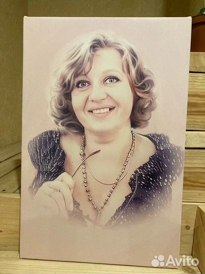 Портрет на холсте по фотографии