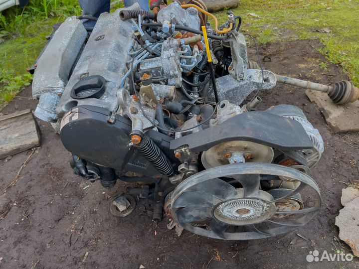 Двигатель дизельный audi AEL 2.5 TDI с коробкой