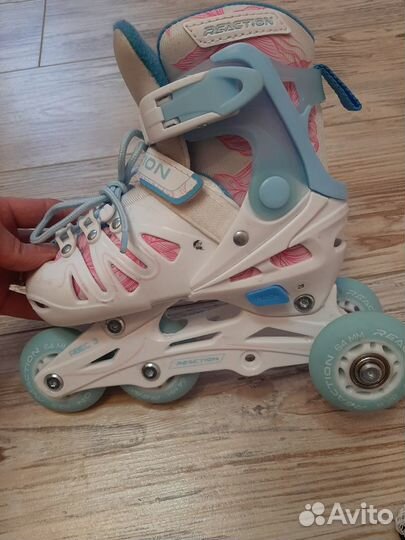 Роликовые коньки детские раздвижные