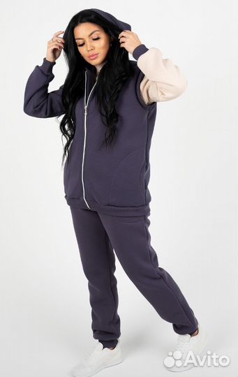 Спортивный костюм женский теплый 48-52р