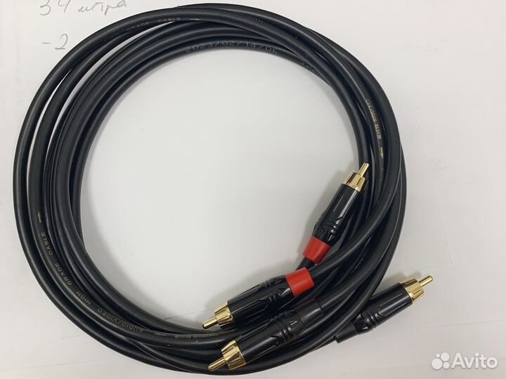 Межблочный аудиофильский кабель 2rca/2rca и XLR