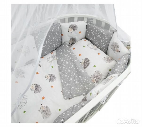 Бортики на кроватку