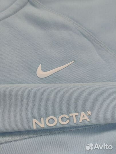 Зипка nike tech fleece nocta голубая Drake