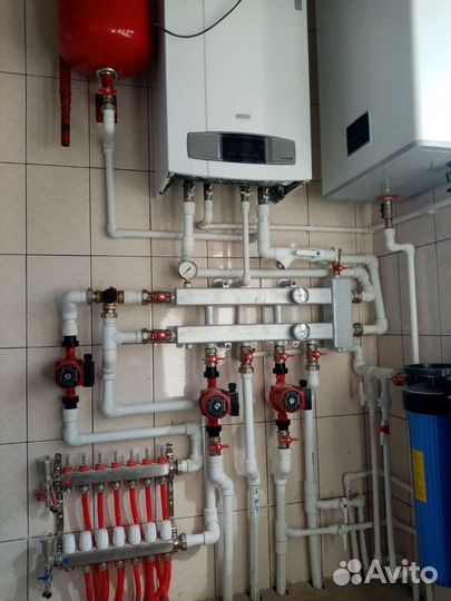 Монтаж отопления, водоснабжения, канализации