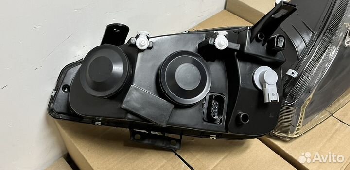 Фары Лада Калина1 black черные маски