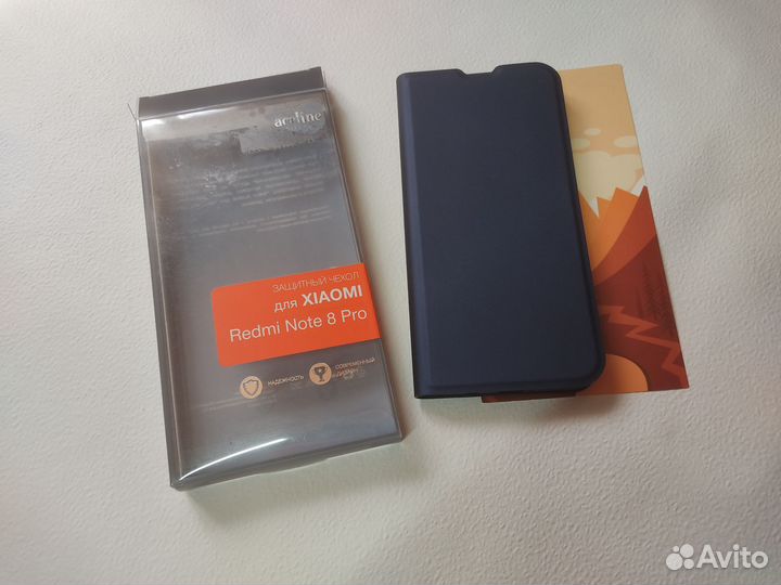 Чехол книжка Xiaomi Redmi Not 8 Pro, новый