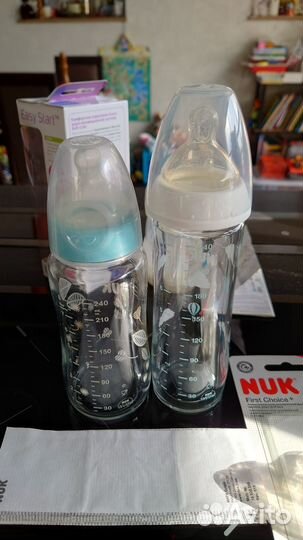 Бутылочки для кормления стекло