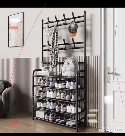 Обувница с вешалкой IKEA