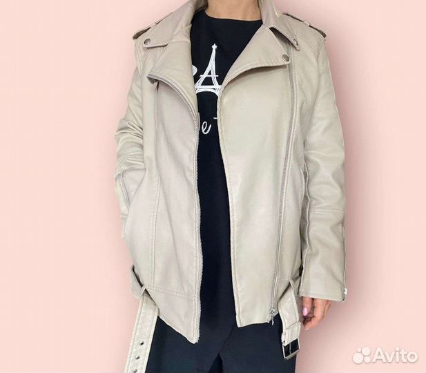 Женская байкерская куртка косуха
