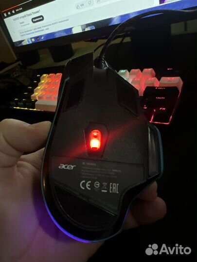 Игровая мышь acer omw123 новая
