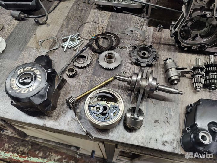 Разбор двигателя 110 кубов для мопеда альфа