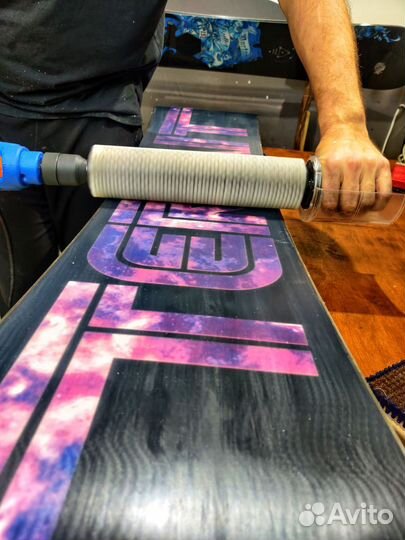 Обслуживание сноубордов, лыж