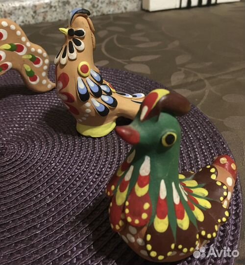 Дымковская игрушка птички