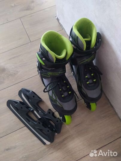 Роликовые коньки детские раздвижные