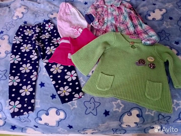 Вещи пакетом на девочку 98-104