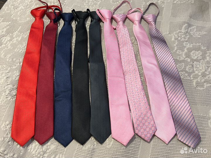 Галстук подростковый детский школьный новый