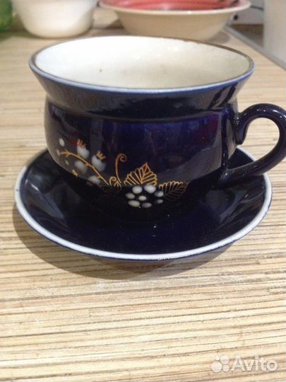 Синяя посуда