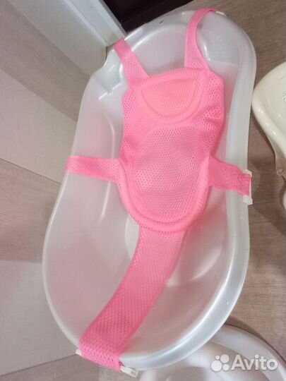 Ванночка для купания с гамаком, горкой и кругом