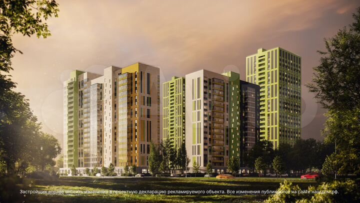 1-к. квартира, 36 м², 20/25 эт.