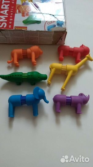 Магнитный конструктор Bondibon Smartmax Safari