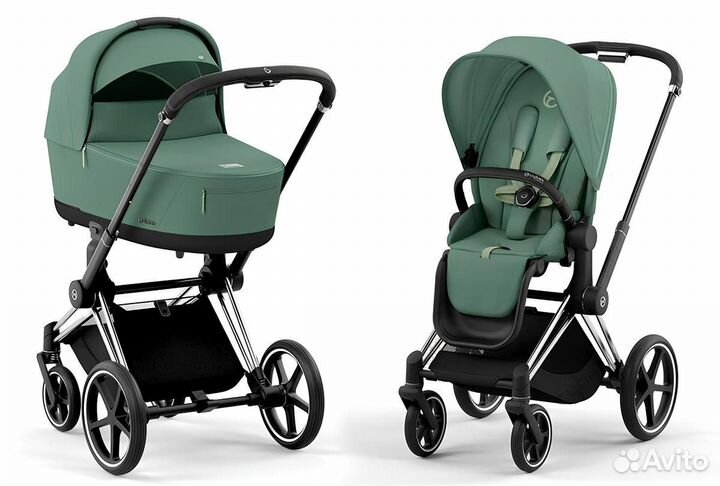 Cybex Priam 4 Leaf Green 3в1