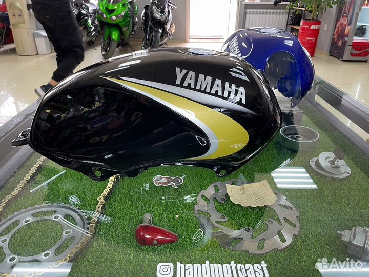Топливный бак Yamaha YBR125 YBR 125 Черный