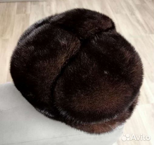 Норковая шапка мужская