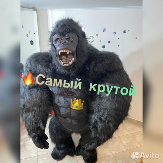 Ростовая кукла горилла,костюм кинг конга