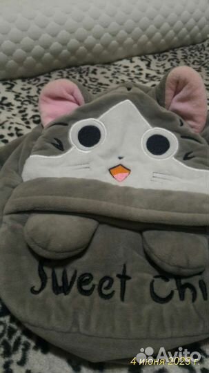 Кот рюкзак детский