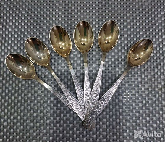 Чайные ложки из мельхиора СССР