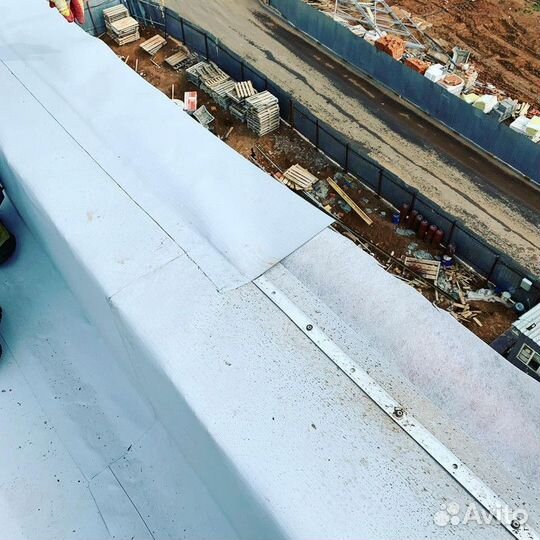 Монтаж плоской кровли