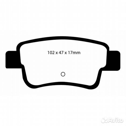 EBC тормозные колодки Opel Corsa OPC