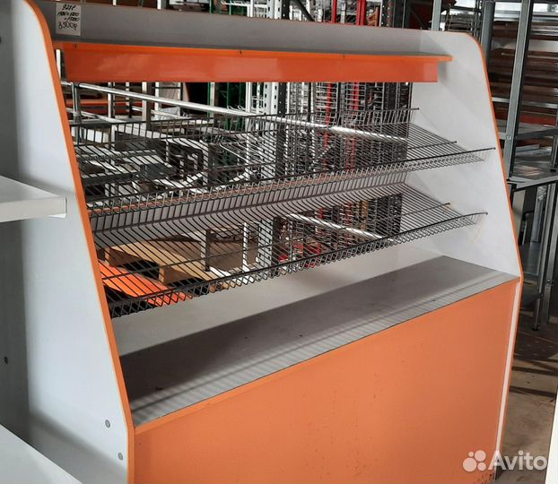 Прилавок стеллаж деревянный