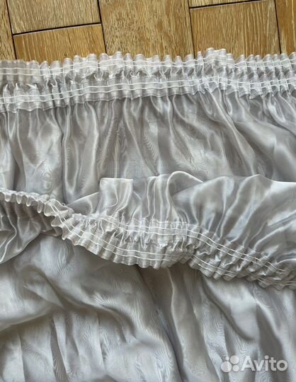 Тюлевая занавеска + карниз