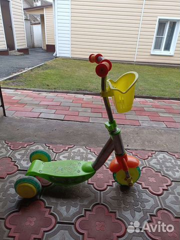 Самокат детский трехколесный бу