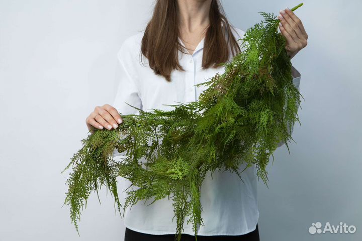 Растения искусственные ампельные свисающие