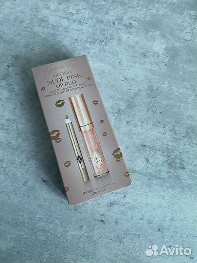Charlotte tilbury набор карандаш и блеск новый