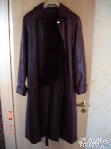 Кожаный плащ