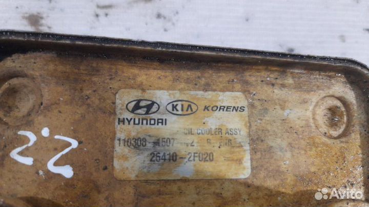 Теплообменник масляный Kia Sorento XM D4HB