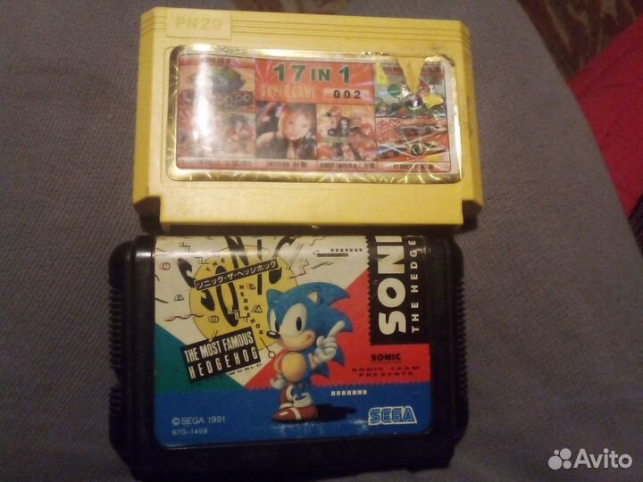 Видео-Игры:соник,япония,ориг-ал:1991г,и др.сборник