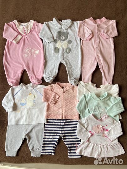 Вещи пакетом на девочку 50-52
