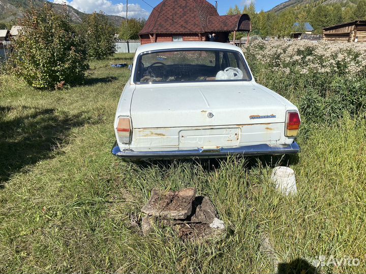 ГАЗ 24 Волга 2.4 МТ, 1991, битый, 111 111 км