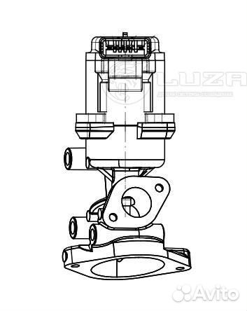 Клапан EGR Land Rover Discovery III