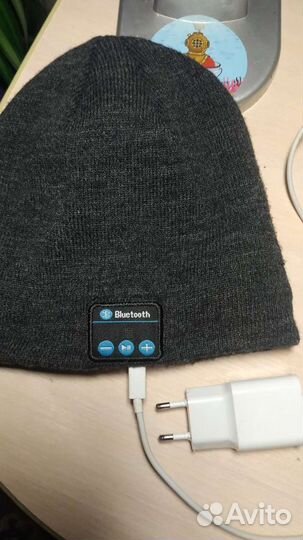 Шапка с bluetooth наушниками
