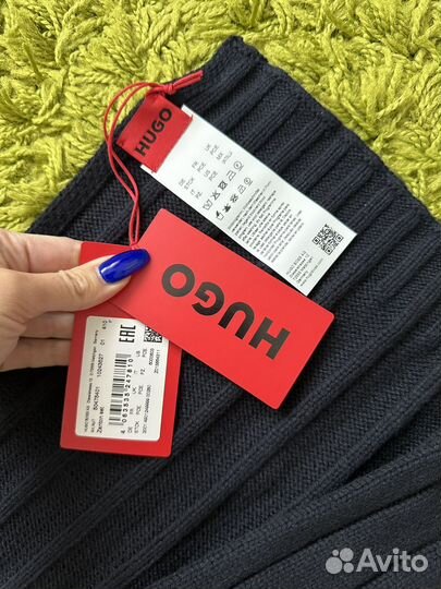 Шапка +шарф Hugo комплект оригинал