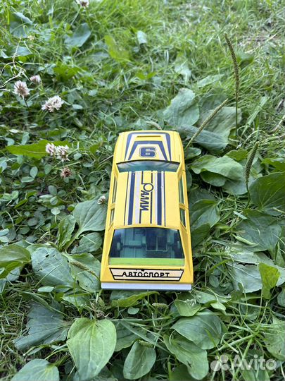 Колкий пластик машинка автоспорт ралли СССР